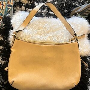 Calvin Klein Beige Shoulder Bag